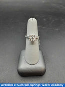 Women's Ring - White Gold 14k (.585) 4.2 grams Size 5.5