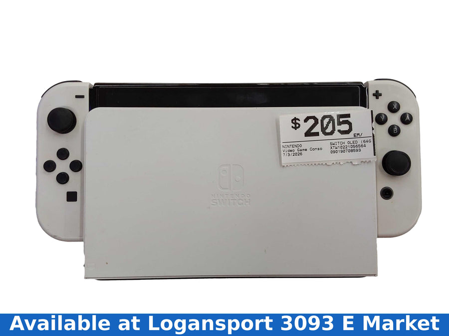 Nintendo Switch Oled (64gb) White Video Game Console