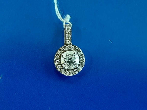 Diamond Pendant - White Gold 10k (.417) 2.9 grams