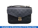 Louis Vuitton Pochette Metis Black Purse / Handbag
