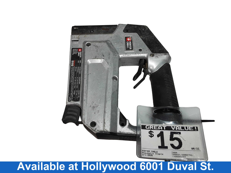 Porter Cable Ts056 Silver Pneumatic Stapler