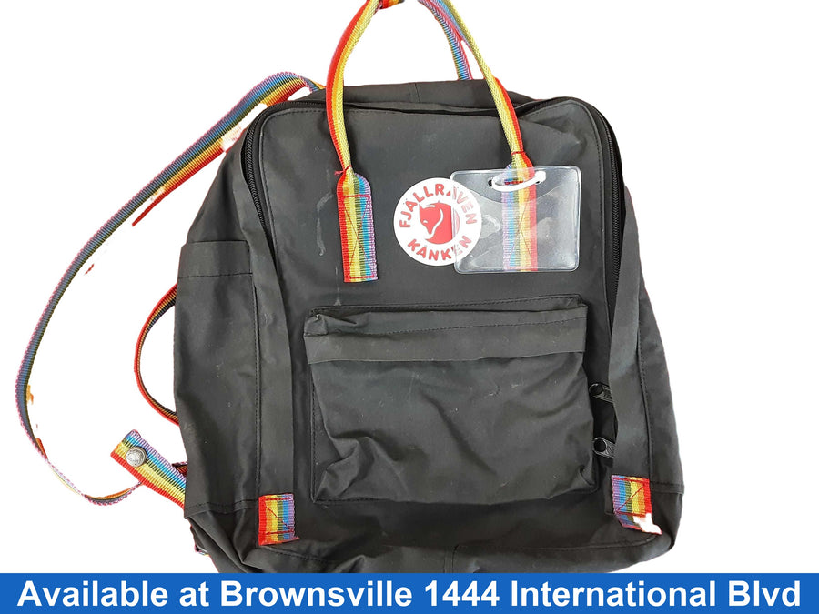 Fjallraven Kanken Rainbow Kanken Black Backpack / Briefcase / Bag