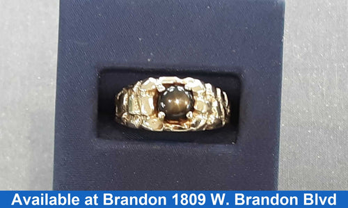 Men's Ring - Yellow Gold 10k (.417) 4.4 grams Size 10.5