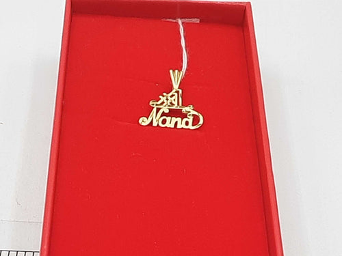 Pendant - Yellow Gold 14k (.585) 0.8 grams