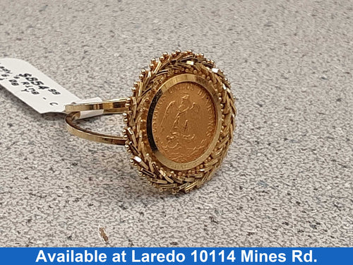 Women's Ring - Yellow Gold 14k (.585) 6 grams Size 7