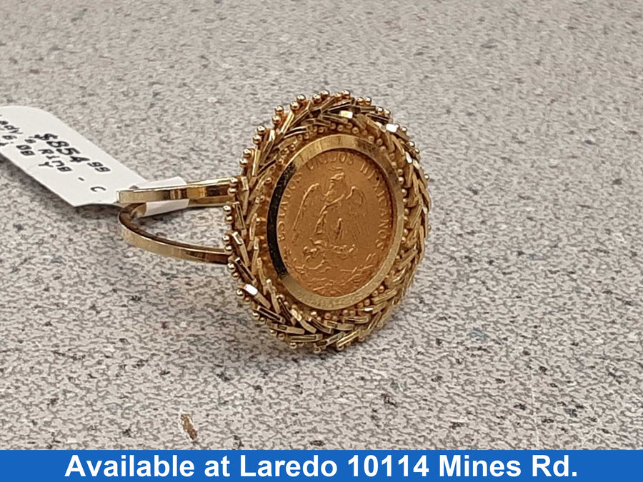 Women's Ring - Yellow Gold 14k (.585) 6 grams Size 7