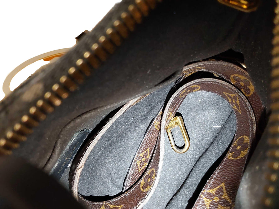 Louis Vuitton Monogram Coated Canvas Brown Purse / Handbag