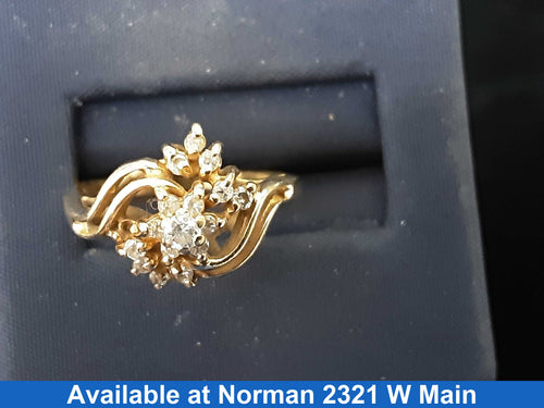 Women's Ring - Yellow Gold 10k (.417) 3 grams Size 6