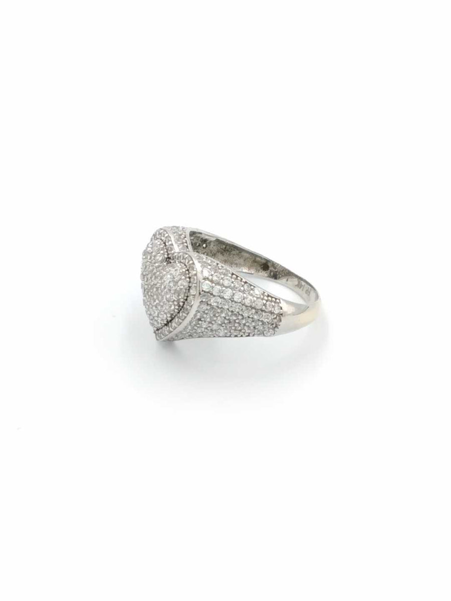 Women's Ring - White Gold 14k (.585) 5.2 grams Size 9.5