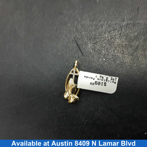 Religious Pendant - Yellow Gold 10k (.417) 0.9 grams