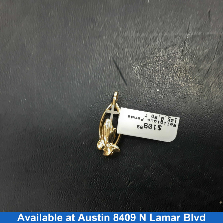 Religious Pendant - Yellow Gold 10k (.417) 0.9 grams