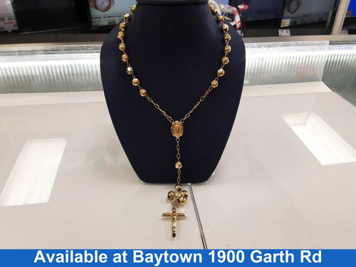 Bead Chain - Yellow Gold 14k (.585) 30.6 grams 26 inch