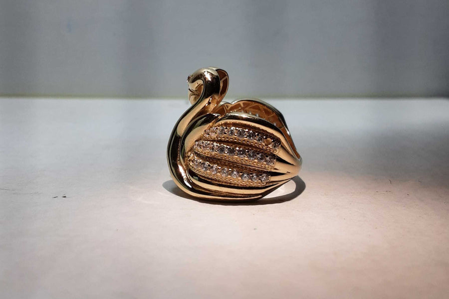 Women's Ring - Yellow Gold 14k (.585) 8.7 grams Size 10