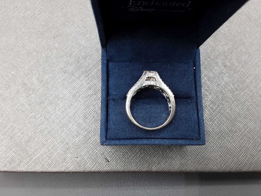 Ring - Wedding Set - White Gold 14k (.585) 7.8 grams Size 9