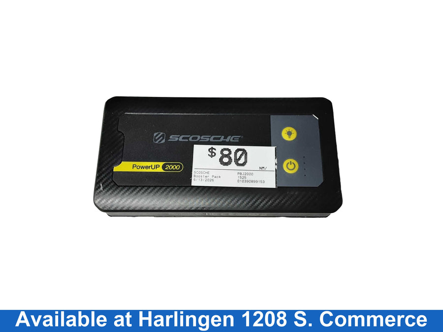 Scosche Pbj2000 Black Battery Booster / Jumper