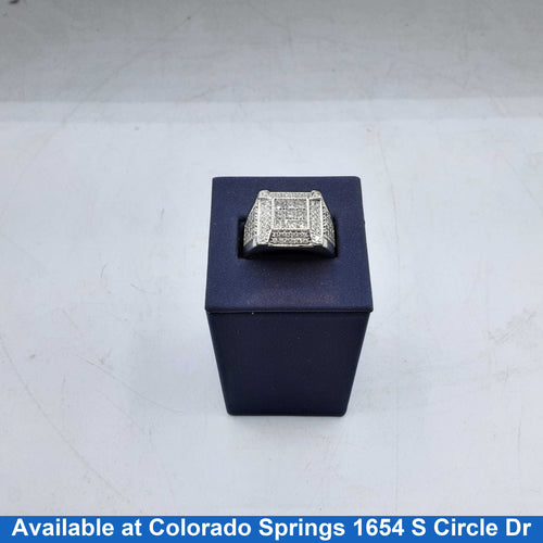 Men's Ring - White Gold 10k (.417) 9.1 grams Size 10