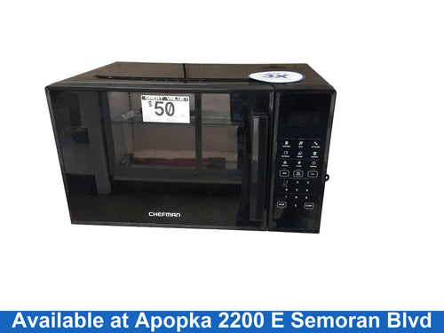 Chefman Rj55-9-v2 Black Countertop Microwave