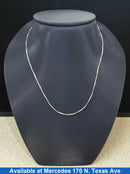Box Chain - Silver 1.8 grams 9 inch