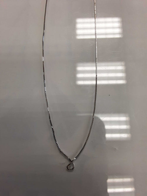 Box Chain - White Gold 14k (.585) 1 grams 22 inch