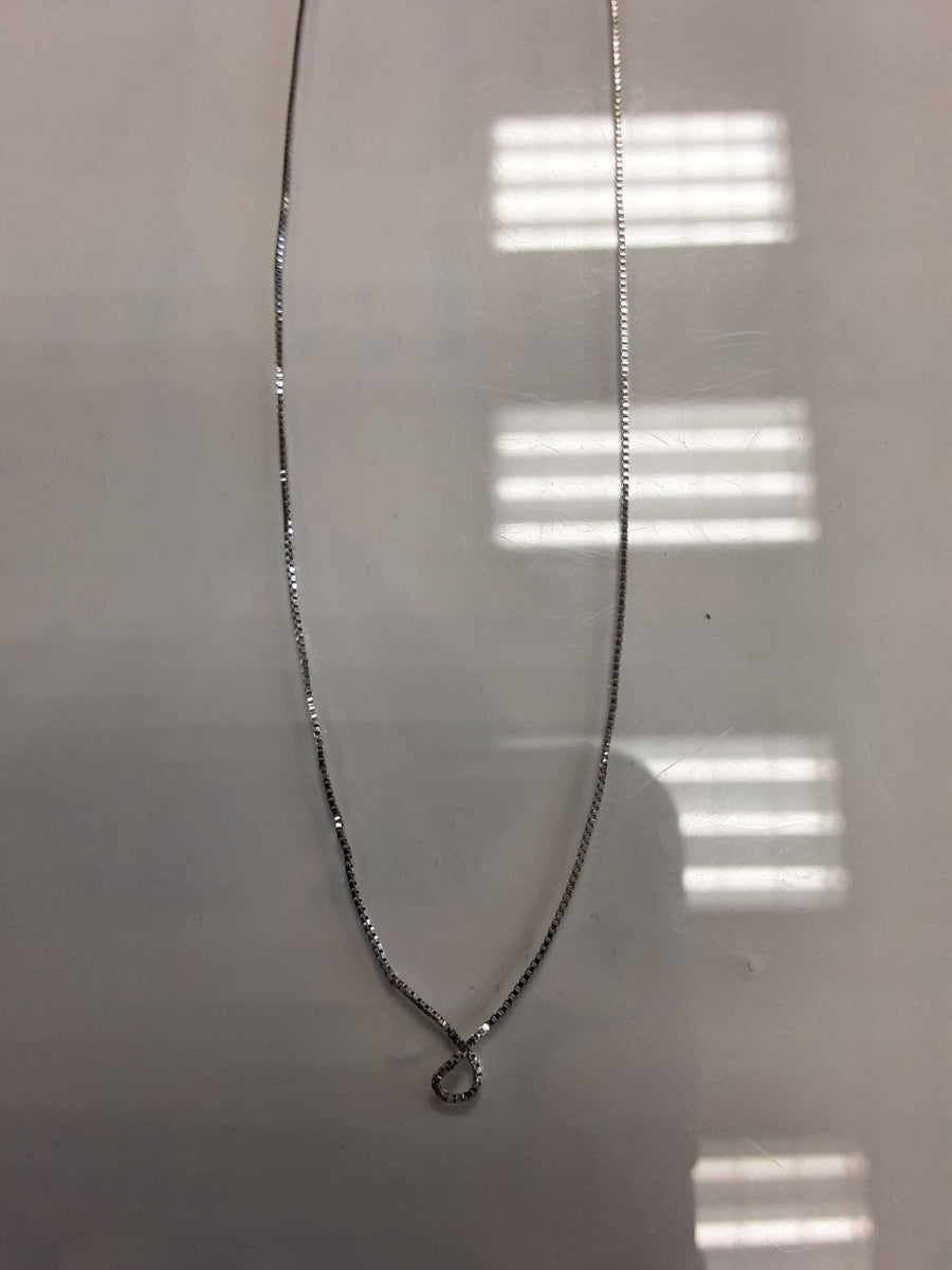 Box Chain - White Gold 14k (.585) 1 grams 22 inch