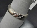 Ring - Wedding Band - White Gold 14k (.585) 5.5 grams Size 9.5