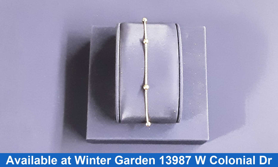 Bead Bracelet - Yellow Gold 14k (.585) 1.7 grams 6 inch