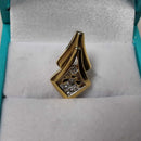 Diamond Pendant - Yellow Gold 18k (.750) 3.3 grams