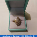 Women's Ring - Yellow Gold 14k (.585) 4.1 grams Size 8.5