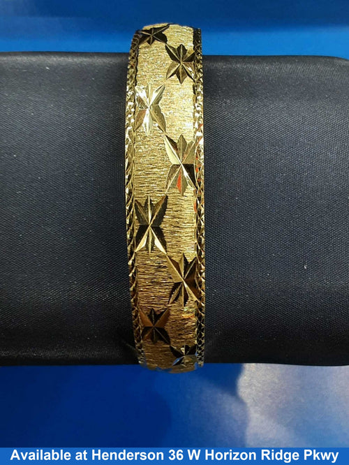 Bangle Bracelet - Yellow Gold 14k (.585) 17.1 grams 14 inch