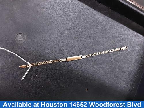 ID Bracelet - Yellow Gold 10k (.417) 2.8 grams 7 inch