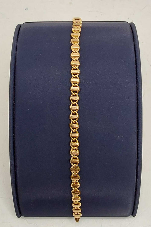 Cable Bracelet - Yellow Gold 14k (.585) 14.99 grams 8 inch