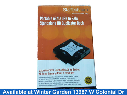 Star Tech Satdupue Black External Hard Drive