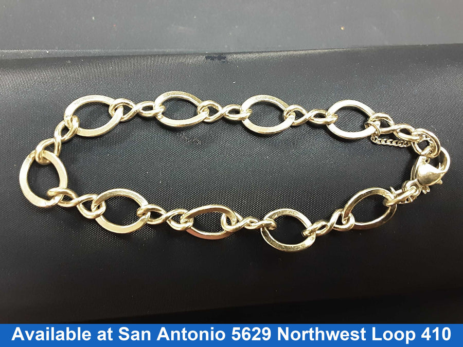 Link Bracelet - Silver 10.5 grams 8 inch