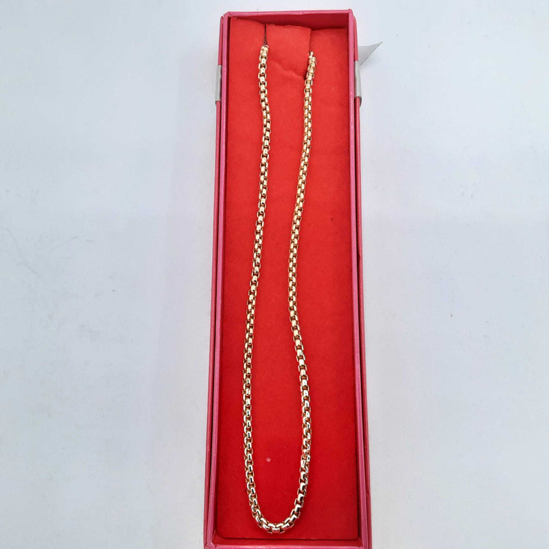 Box Chain Yellow Gold 10k (.417) 12.7 grams 18 inch