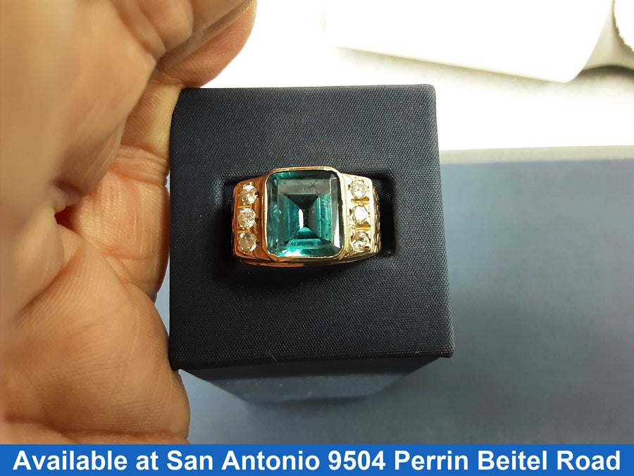 Men's Ring - Yellow Gold 10k (.417) 5.7 grams Size 12