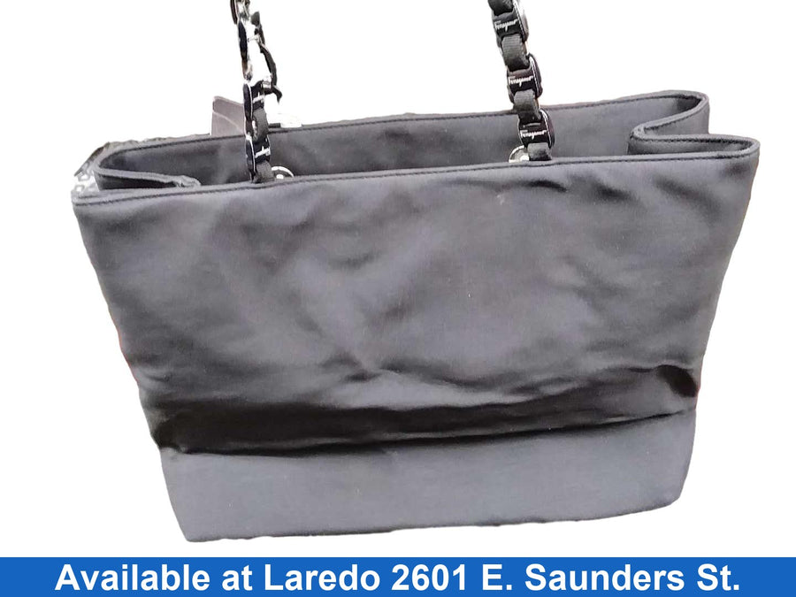 Salvatore Ferragamo Vera Link Black Purse / Handbag