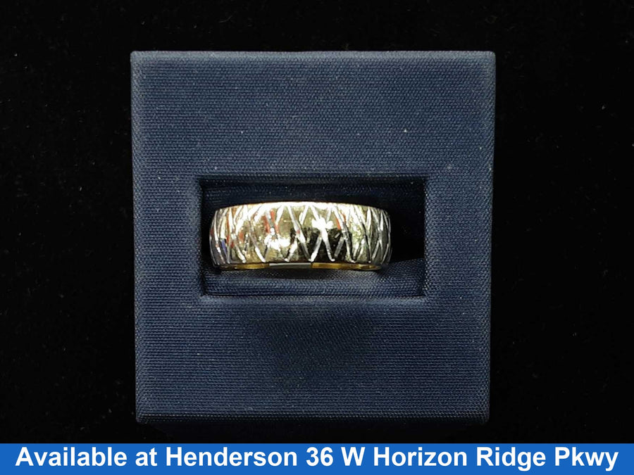 Ring - Wedding Band - Yellow Gold 14k (.585) 5.5 grams Size 8.5