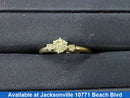 Women's Ring - Solitaire - White Gold 14k (.585) 1.8 grams Size 6
