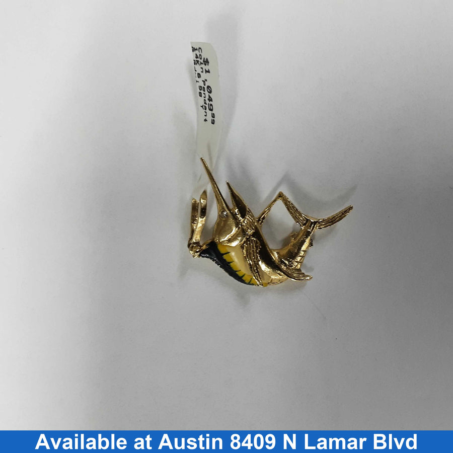 Coin Pendant - Yellow Gold 14k (.585) 6.5 grams
