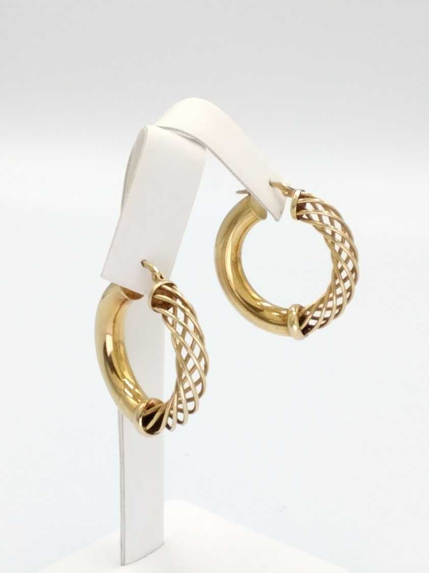 Hoop Earrings - Yellow Gold 14k (.585) 7.2 grams