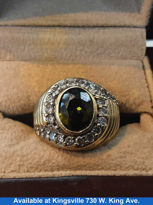 Men's Ring - Yellow Gold 10k (.417) 10.6 grams Size 10