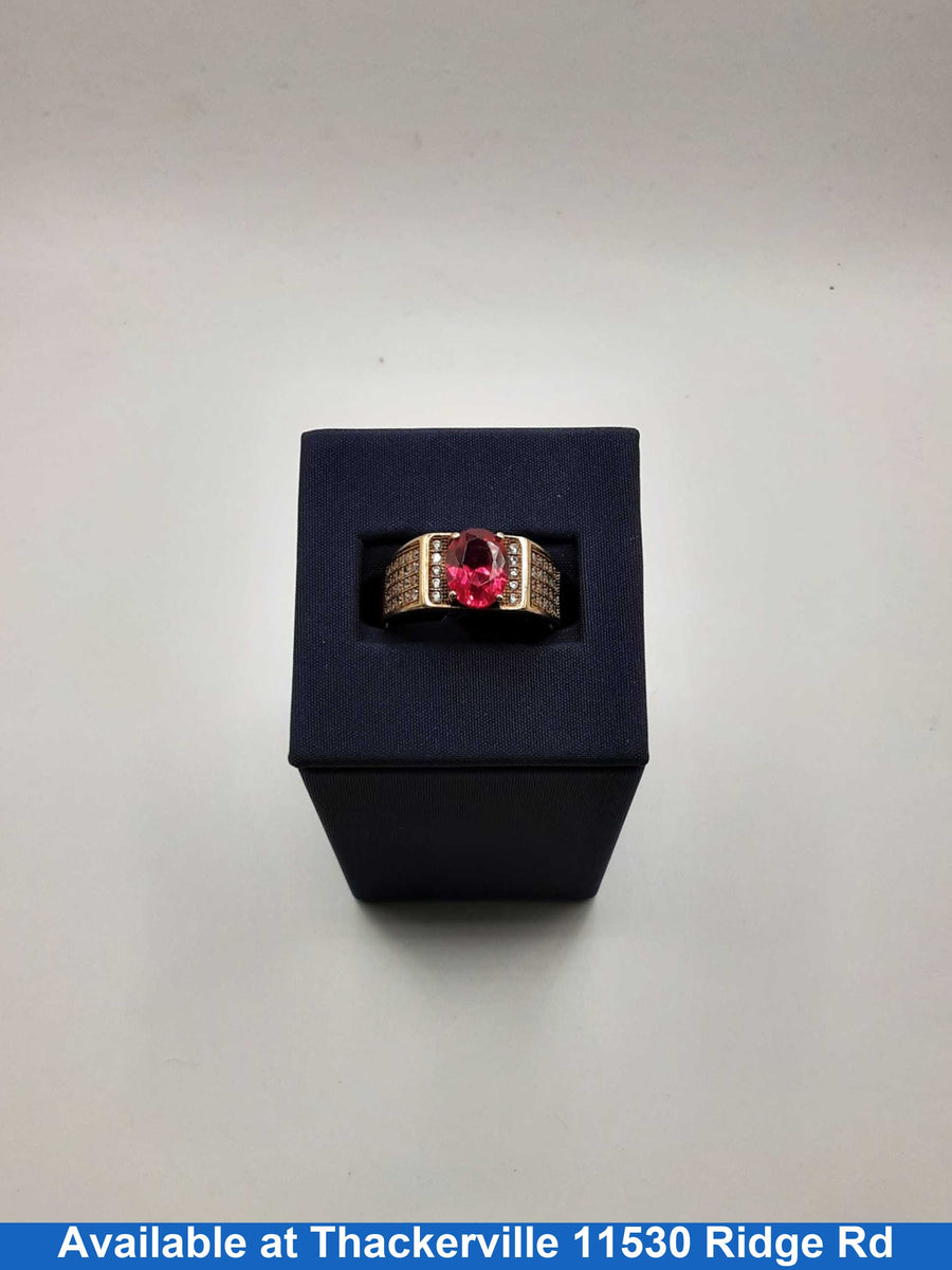Men's Ring - Yellow Gold 10k (.417) 4 Grams Size 11