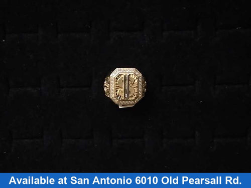 Men's Ring - Yellow Gold 10k (.417) 8.7 grams Size