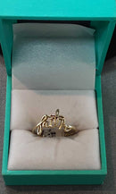 Women's Ring - Yellow Gold 10k (.417) 1.3 grams Size 10