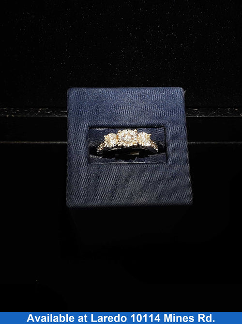 Women's Ring - White Gold 14k (.585) 4.7 grams Size 20