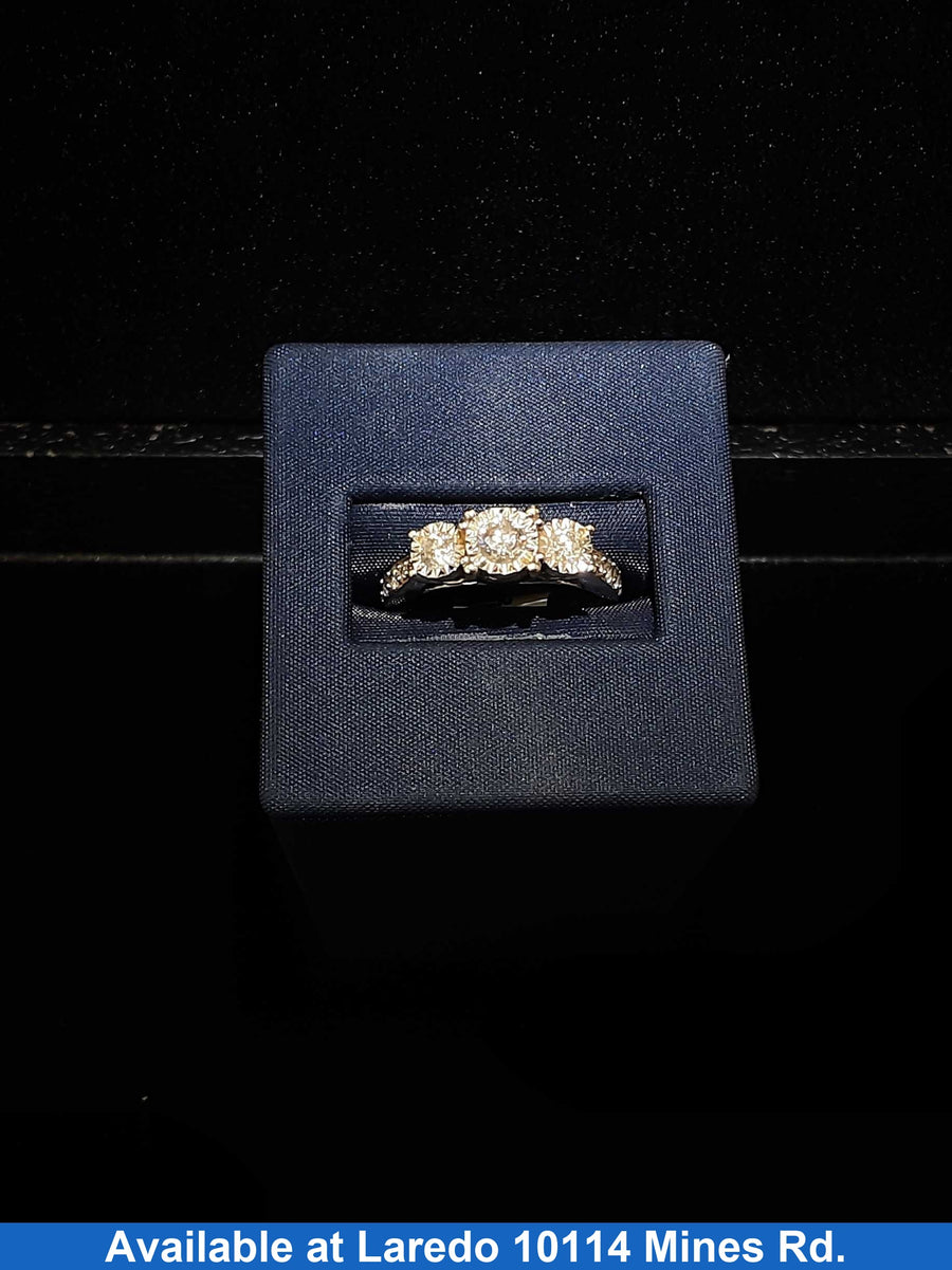 Women's Ring - White Gold 14k (.585) 4.7 grams Size 20