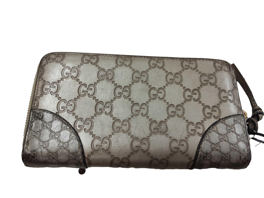 Gucci Guccissima Long Zipper Wallet