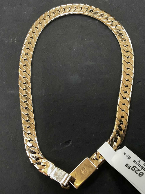 Herringbone Bracelet - Yellow Gold 10k (.417) 9.8 grams 7 inch