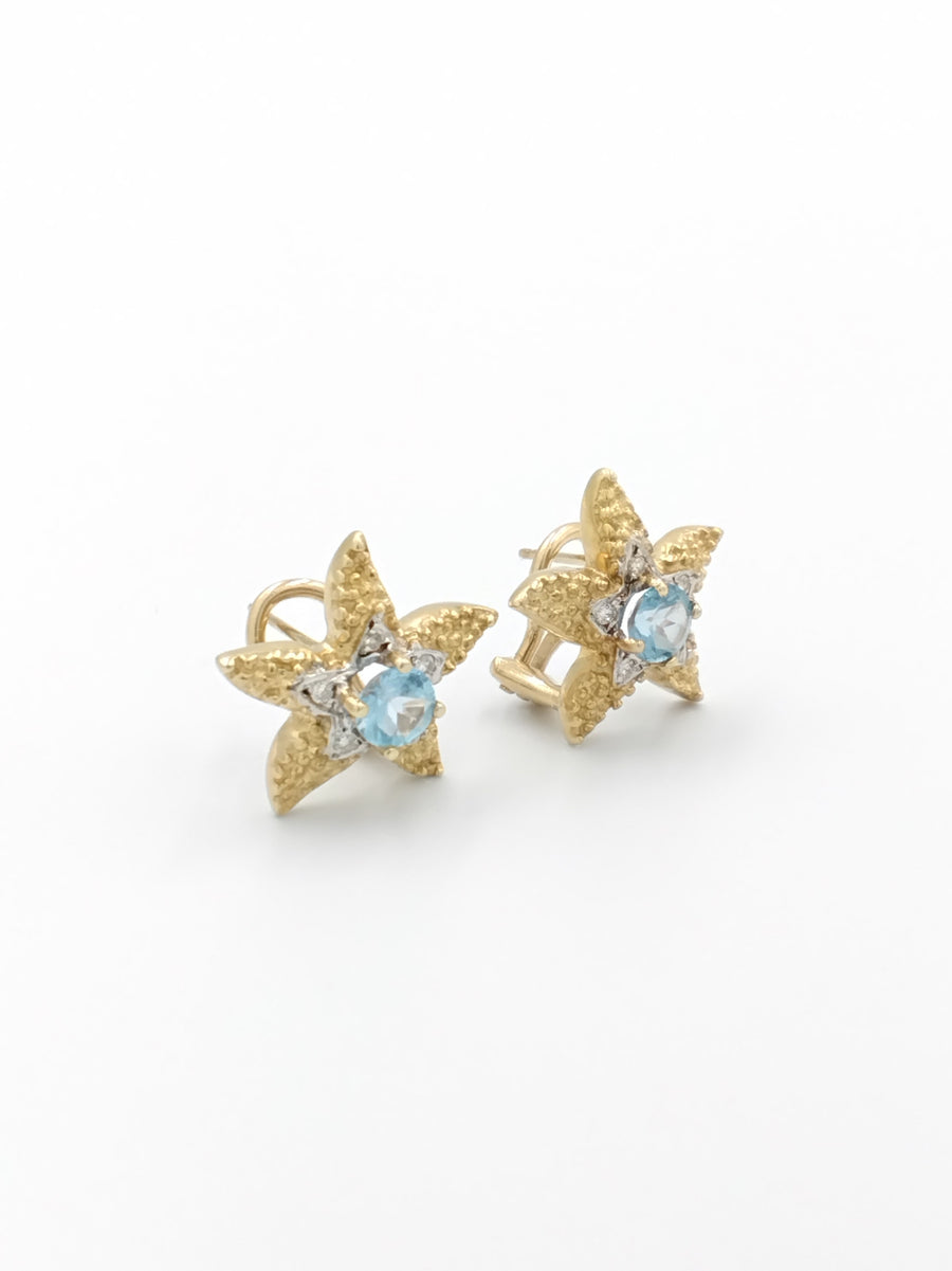 Earrings - Yellow Gold 14k (.585) 5.8 grams