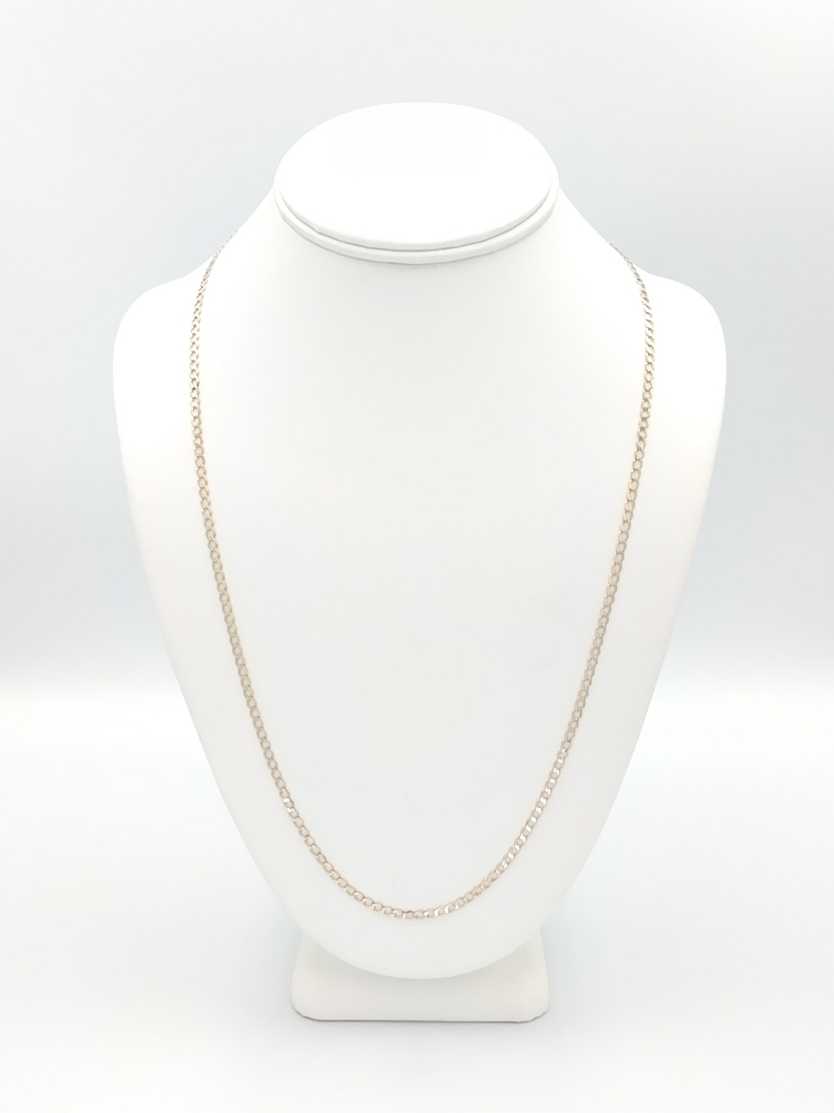 Cuban Link Chain - Yellow Gold 10k (.417) 4.8 grams 24 inch
